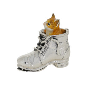 11840 Cat in boot side orange