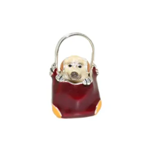 12893 Dog in handbag