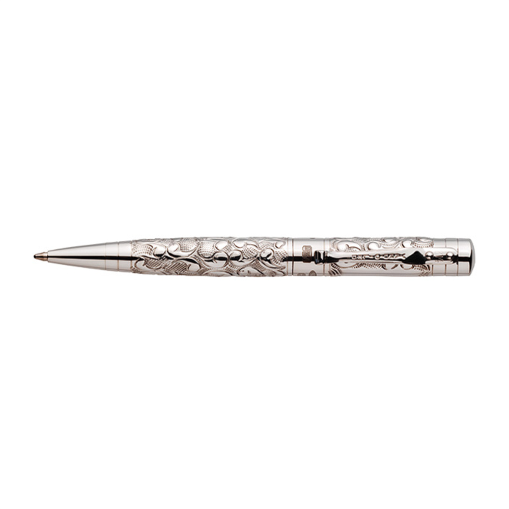 Yard O Led Sterling Silver Viceroy Pocket Victorian hand chased – Ball Point Pen
