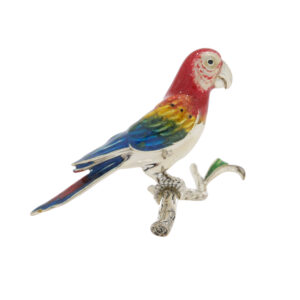 12925 Parrot on branch side