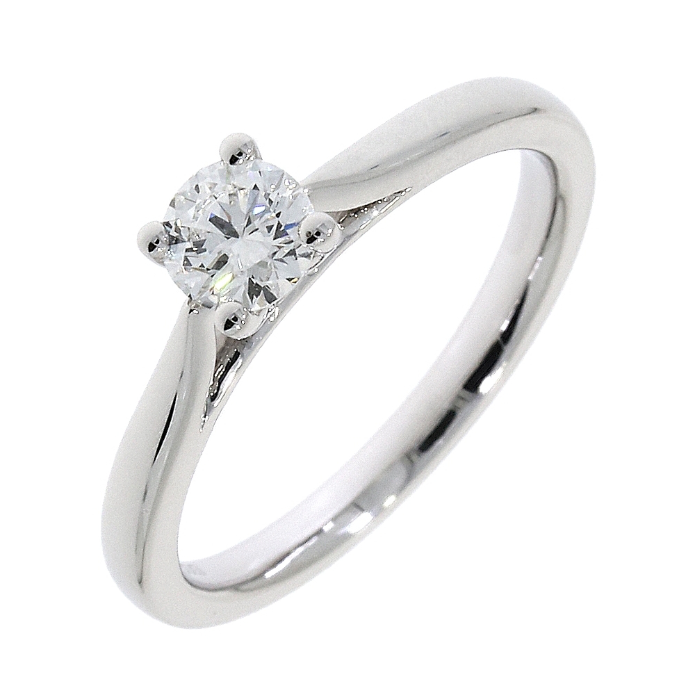 Brilliant cut Diamond Solitaire ring, platinum mount 0.25ct