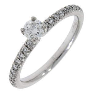 V7.4 Diamond single stone ring