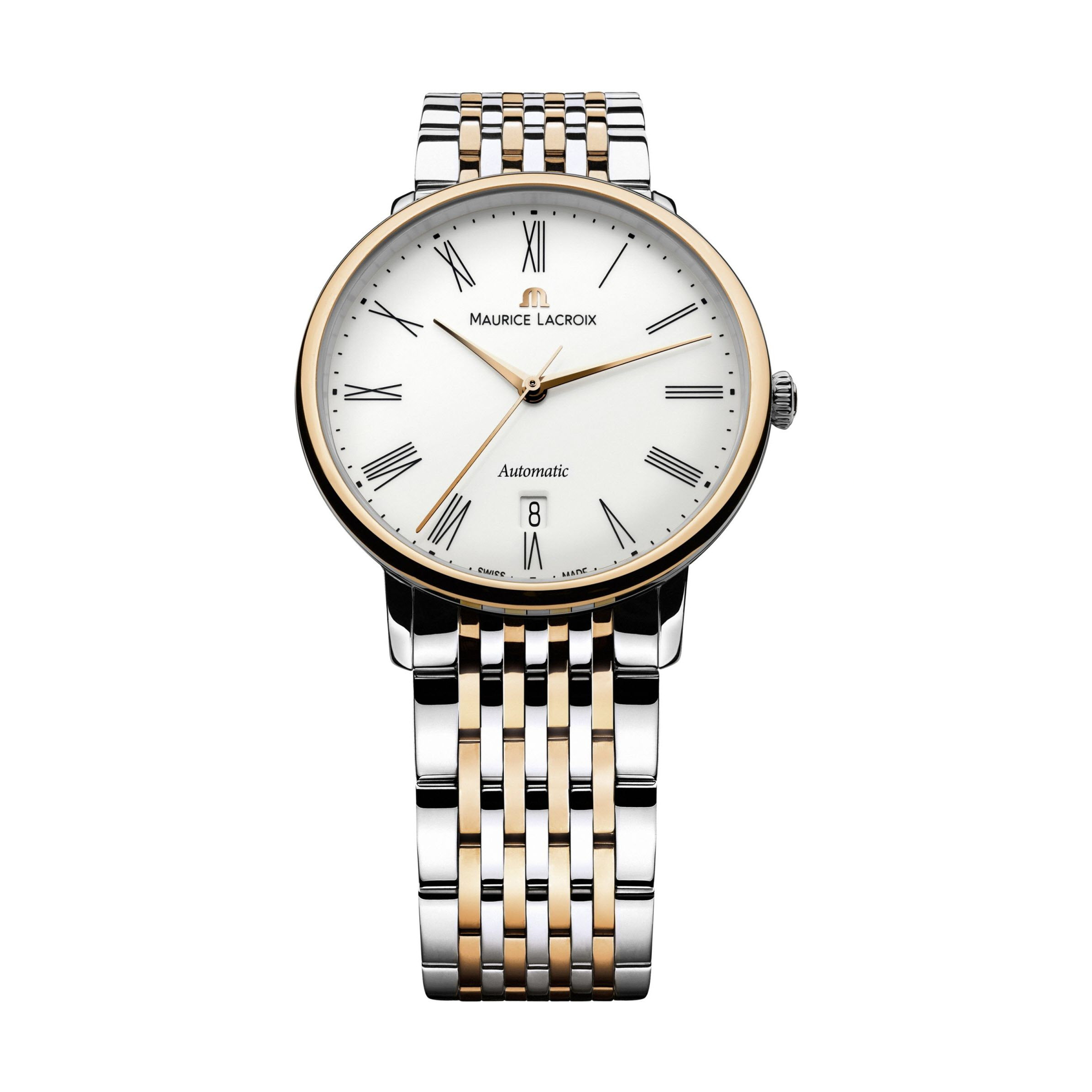 Maurice Lacroix Les Classiques Gents Stainless Steel and 18t gold Automatic Bracelet Watch