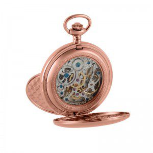 1093 Rose gold Woodford jewel lever hunter pocket watch