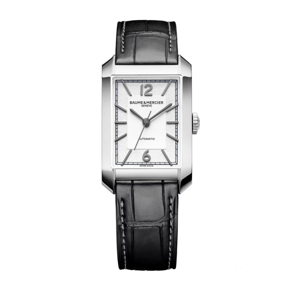 Gents stainless steel automatic Baume & Mercier Hampton strap watch 10522
