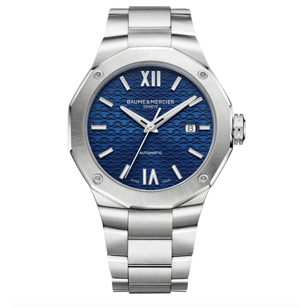 Gent’s stainless steel automatic Baume & Mercier Riviera date bracelet watch 10620