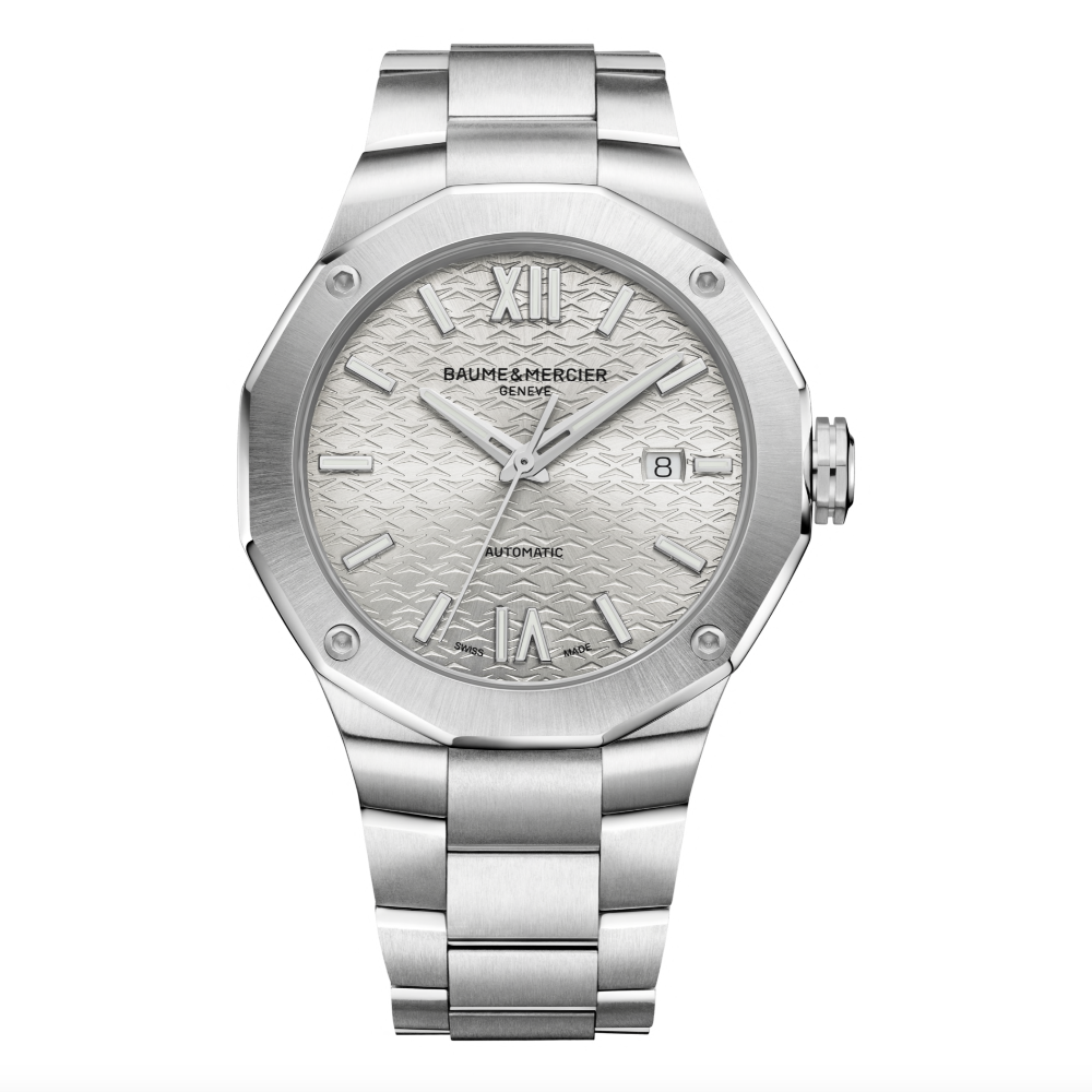 Gent’s stainless steel automatic Baume & Mercier Riviera date bracelet watch 10622