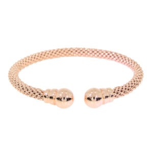 JES01-Rose gold torque bangle