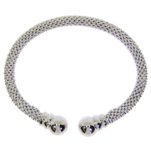 JES01-Silver torque bangle top