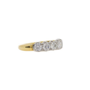 Z82.4 Diamond six stone half ET side