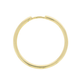 9ct yellow gold 25mm hoop earrings