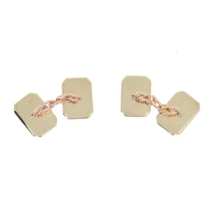 Gold Chain cufflinks Birmingham 1936