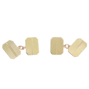 Gold Chain cufflinks Birmingham 1936 top