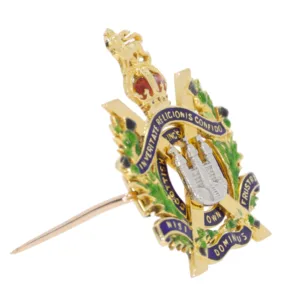 M560 Kings Own Scottish Borders brooch side 2