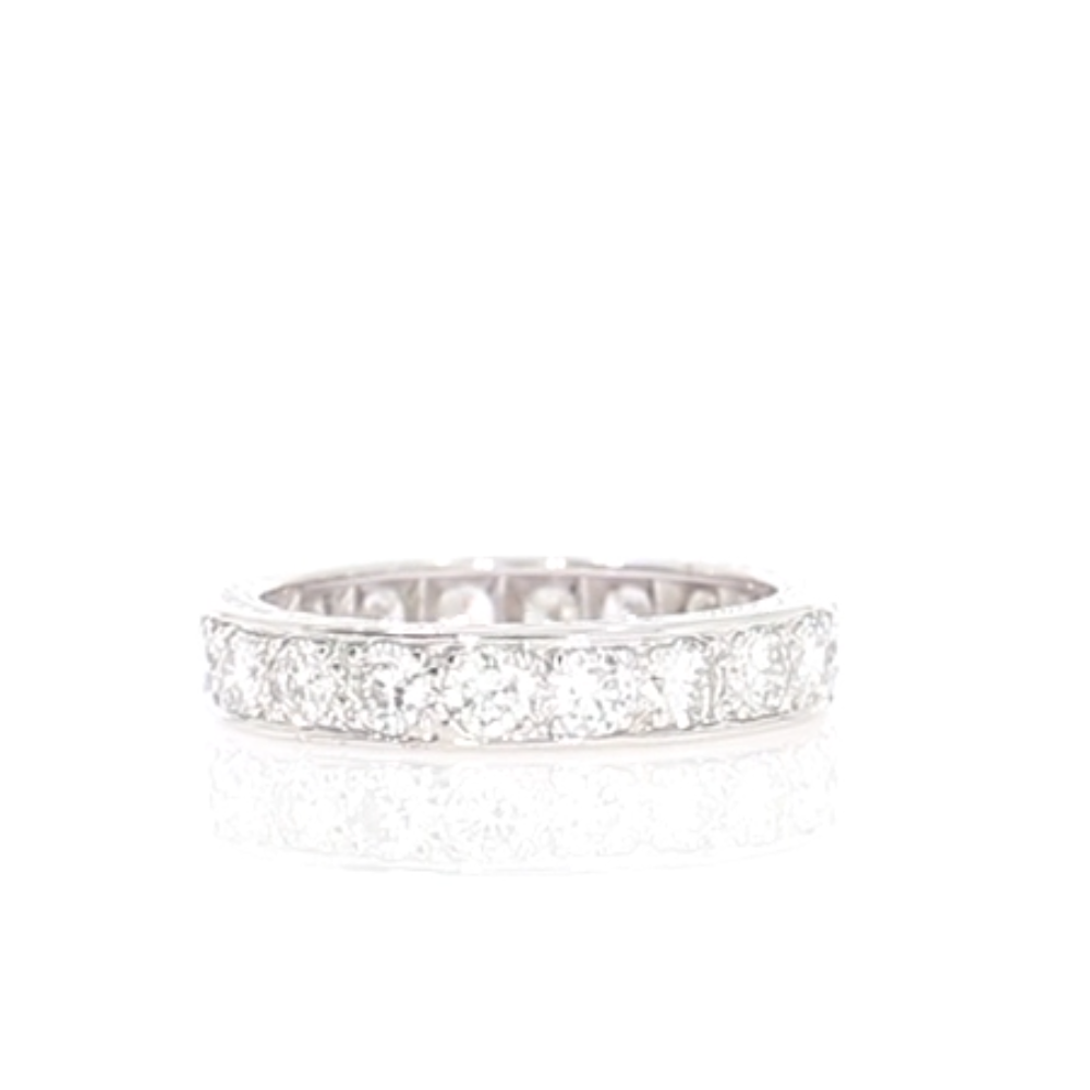 Diamond full eternity ring, paltinum mount video