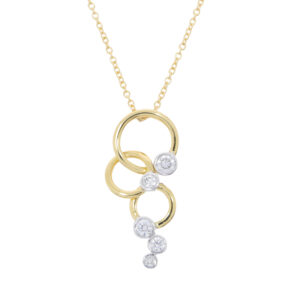 Q267.5 Diamond and 18ct gold pendant