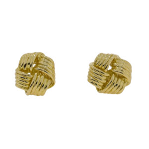 A447.2 18ct gold knot earrings