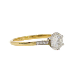 C16.4 Diamond solitaire 1.02cts side