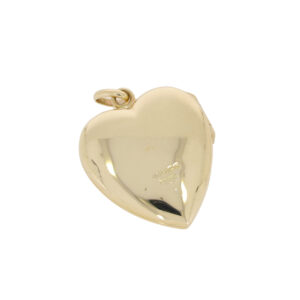 S273.4 9ct gold heart locket back