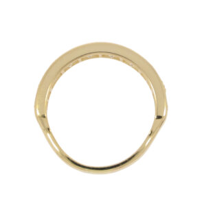 K87:4 Diamond 8 stone haf eternitry ring top