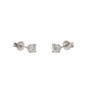 Q424.2 Diamond certificated earrings 0.62ct side