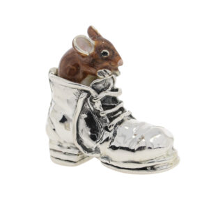 11839 Mouse in boot brown