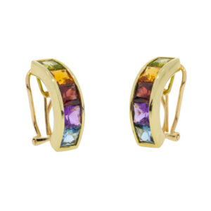 Z425.2 Multi gemstone H.Stern earrings side