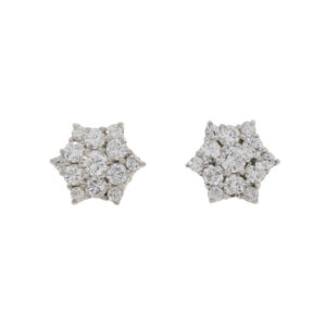 R426.2 Diamond cluster earrings