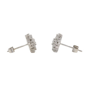 R426.2 Diamond cluster earrings end